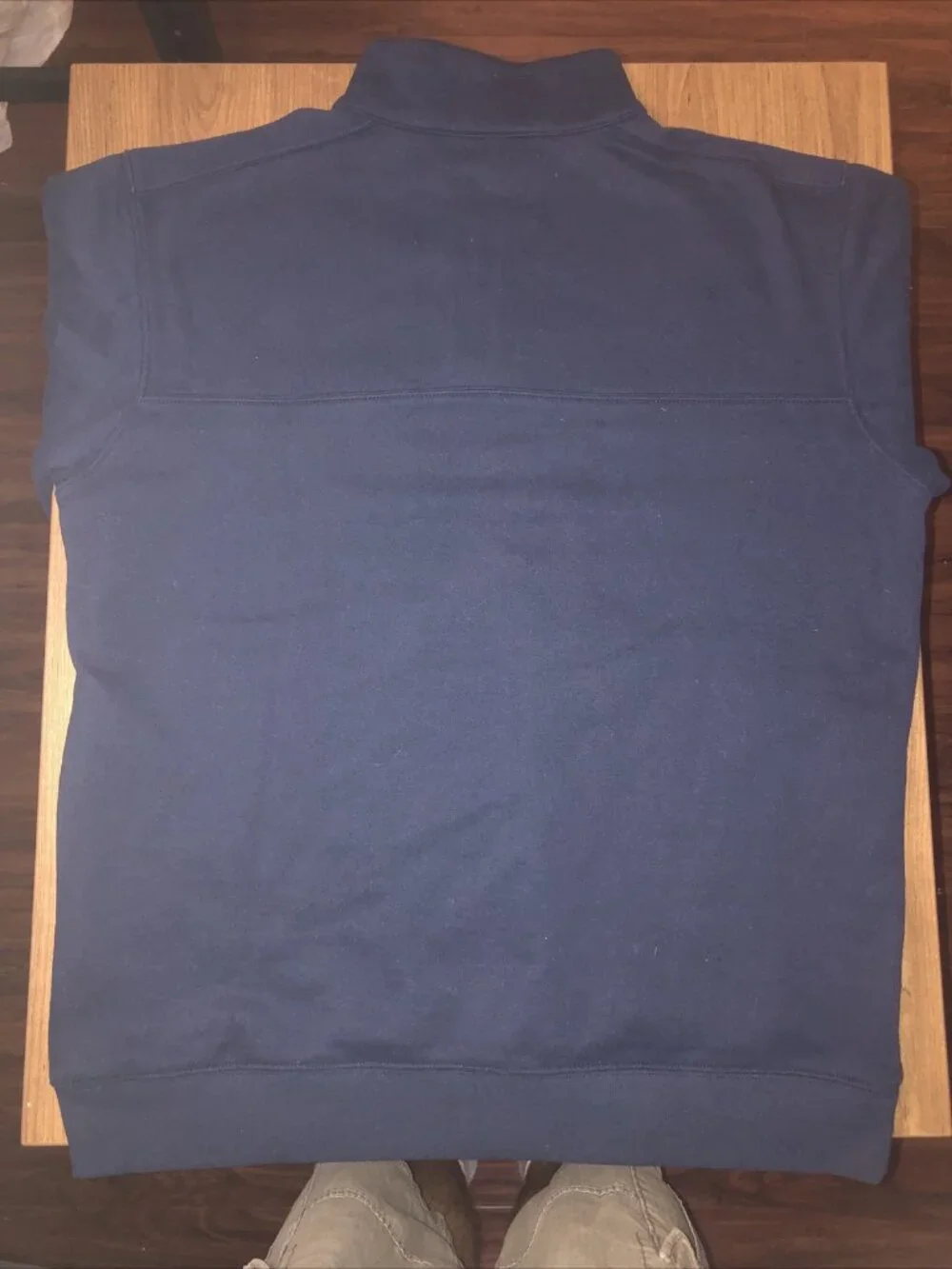 Columbia Sweater Pullover 1/4 Zip Size Large Blue Casual Fall Winter SOFT
